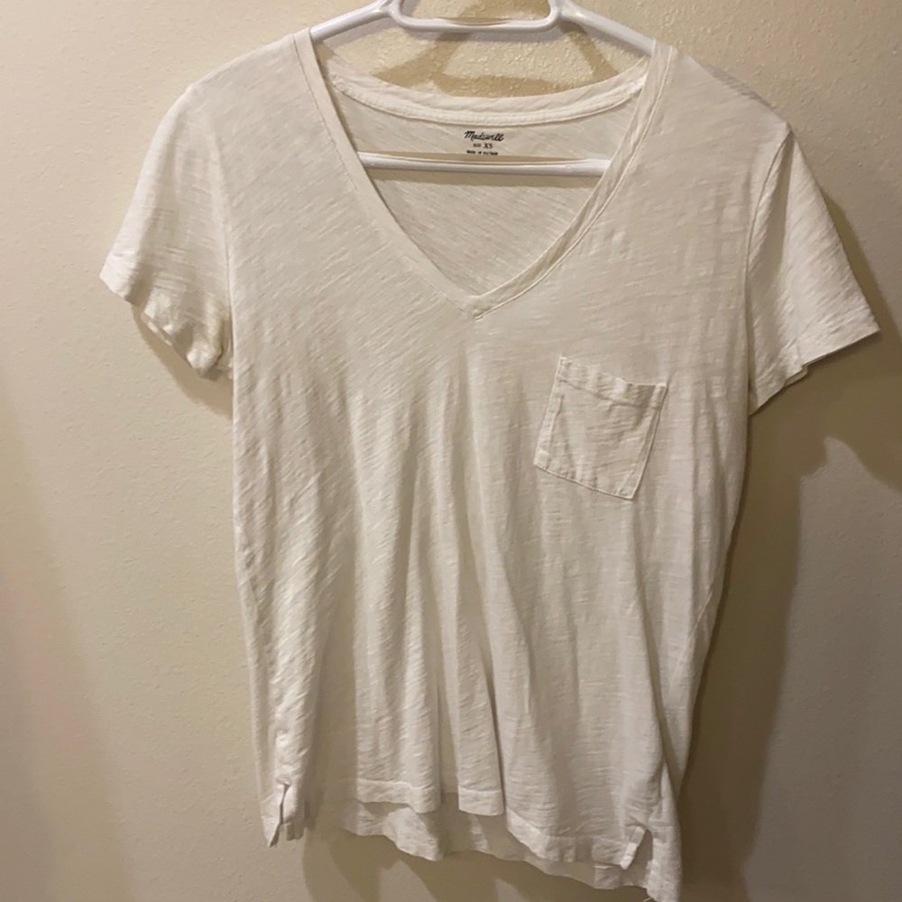 Madewell white tee